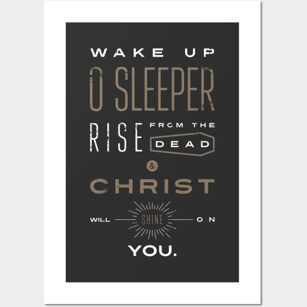 Wake Up O Sleeper Wall Art by coopdesignco